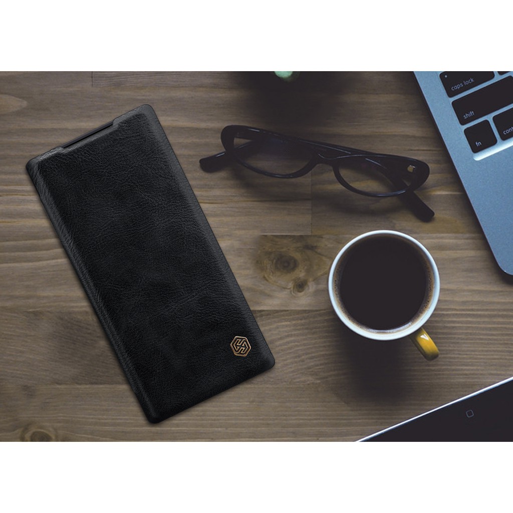 Bao da BÒ SamSung Galaxy Note 10+ Plus chính hãng Nillkin QIN | BigBuy360 - bigbuy360.vn