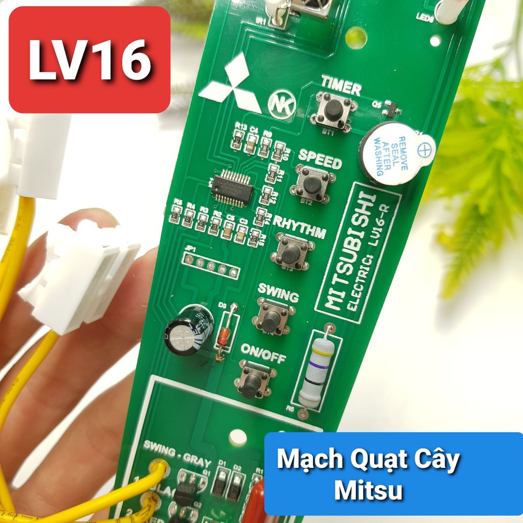 Mạch Quạt Cây Mitsubishi LV16 Các Dòng Hàn Sẵn Dây Tiện Dụng ❤️Bo Quạt Từ Xa Mitsu❤️Mạch Quạt Điều Khiển Từ Xa