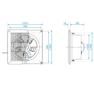 Quạt Hút Âm Trần Panasonic FV-20CUT1 (23W)