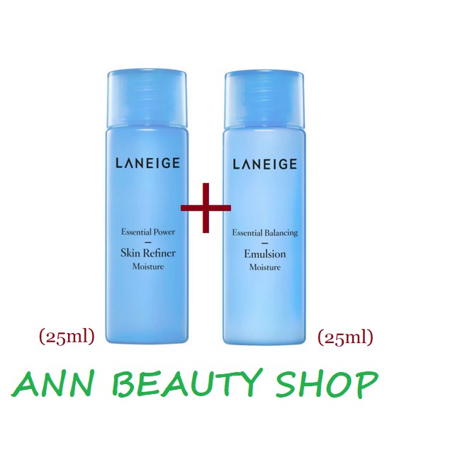 (Dành Cho Da Khô) Set dưỡng da cơ bản Laneige minisize (DATE 7/2021)