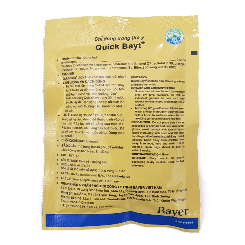 Bả diệt ruồi QuickBayt - Gói 20g