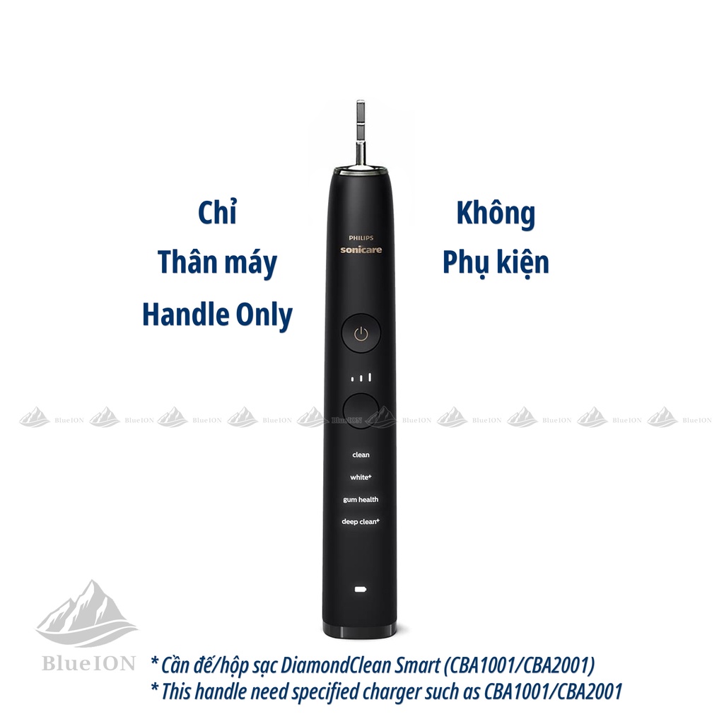[Tách Set Lẻ] Bộ đôi bàn chải điện Philips Sonicare DiamondClean Smart 9000 series (hàng Mỹ)