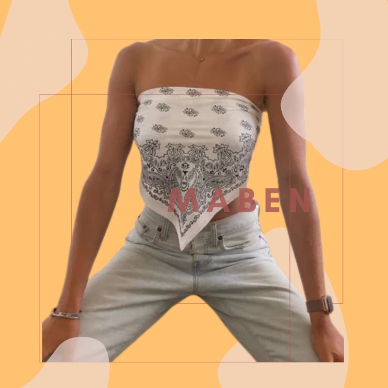 Khăn bandana cột áo yếm turban đa năng size 70cm - Maben