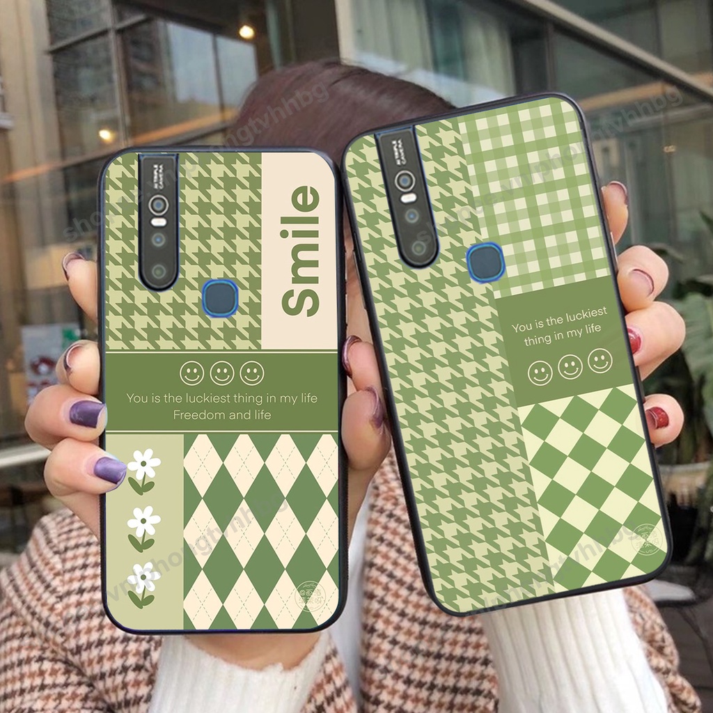 Ốp lưng Vivo V15 / V15 Pro in mẫu gấu thể thao , smile mặt cười cực cute