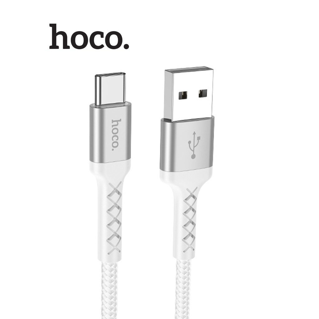 Cáp sạc Hoco sạc nhanh 3A DU25 chân Type-C truyền data ổn định nhanh chóng cho Android dài 1M