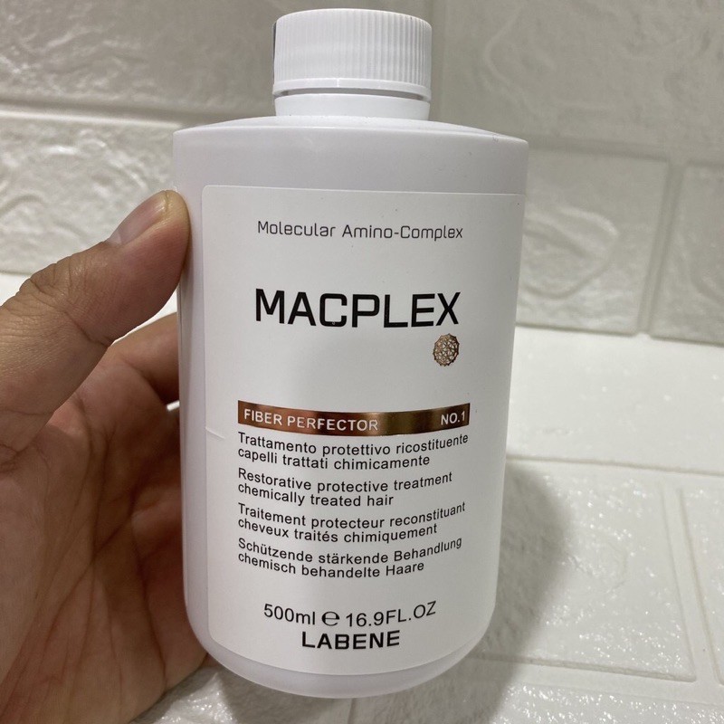 Phục hồi hàn gắn cấu trúc tóc MACPLEX No1 LABENE 500ML