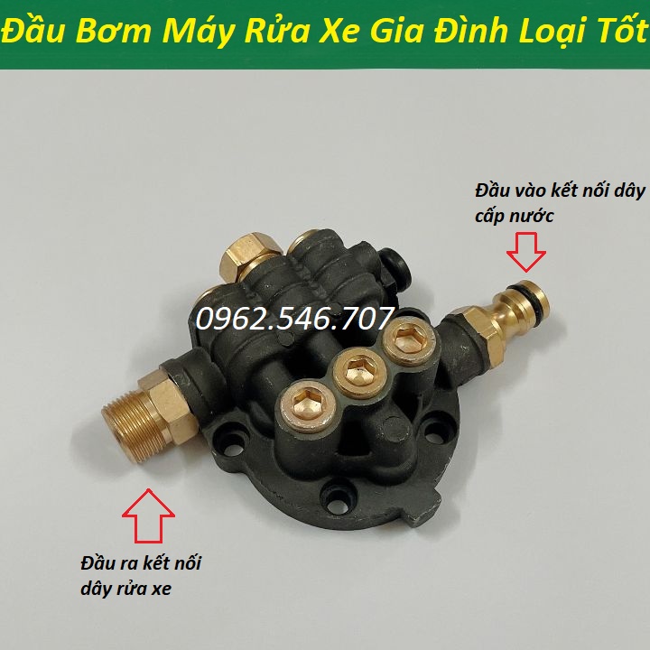 Đầu bơm máy rửa xe mini,đầu bơm máy rửa xe gia đình