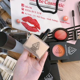 Kem nền 3CE GLOSSING WATERFUL FOUNDATION💋