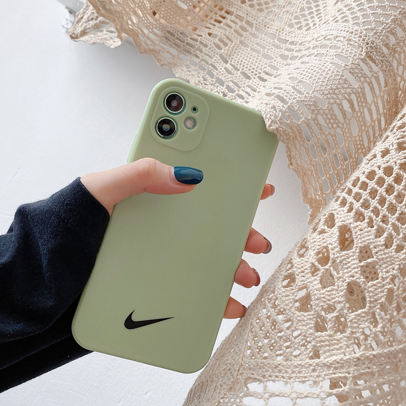 Ốp điện thoại mềm màu kẹo ngọt họa tiết logo Nike cho IPhone 11 Pro Xs Max XR 7 Plus 8 6s 6 SE 2020 | BigBuy360 - bigbuy360.vn