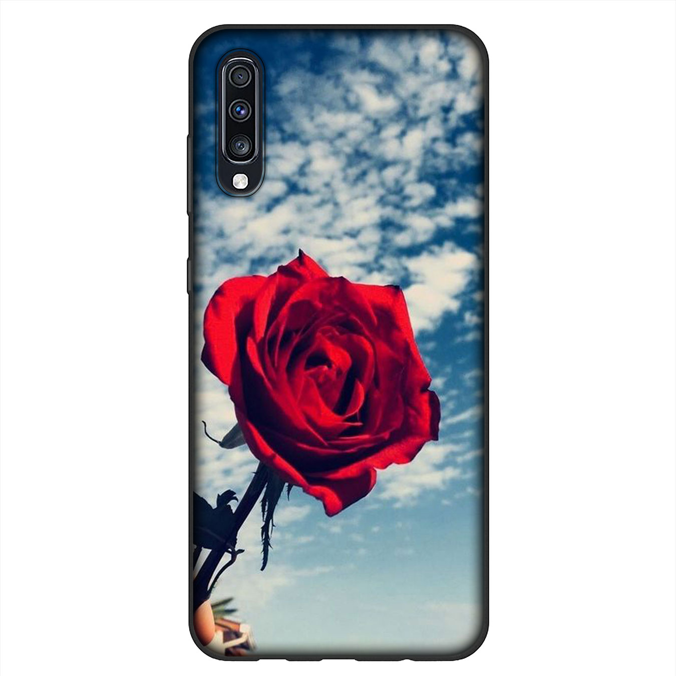 Ốp Điện Thoại Silicon Mềm Hình Hoa Hồng / Mẫu Đơn Đỏ Cho Xiaomi Redmi Note 8 6 Pro 8t 8a 6a 6pro Note8 Note6 8pro