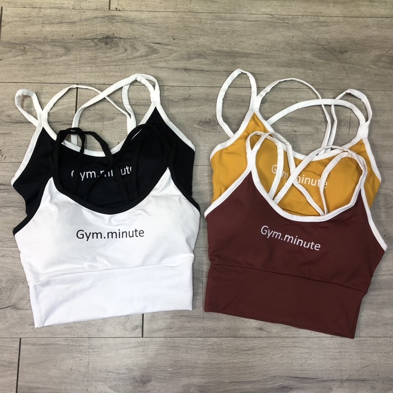 ÁO BRA TẬP GYM YOGA NỮ, BRA GYM.MINUTE VẢI THUN COTTON CAO CẤP