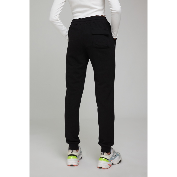 Quần Jogger Nữ BOO Vải Da Cá, Màu sắc Trung Tính Phối Túi Giả Phía Sau