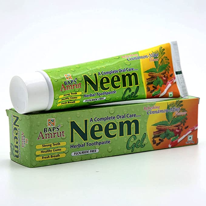 Kem đánh răng hương quế Neem Gel, kem bảo vệ nướu ngừa sâu răng Rasan