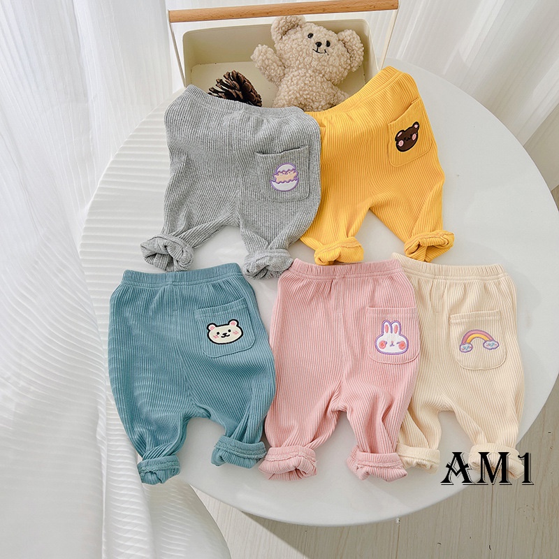 - SALE 40% Quần dài trẻ em - Quần tăm bo chun cho bé QATE830