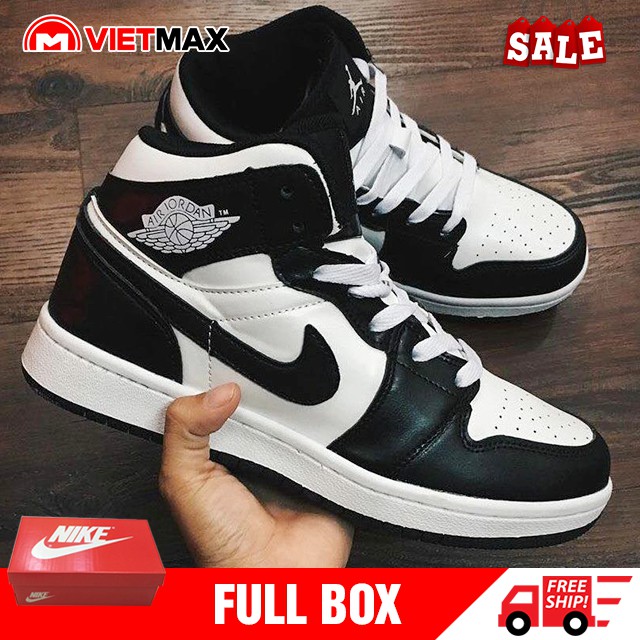[FULL BOX] Giày Thể Thao Jordan 1 Đen Trắng Nam Nữ Kèm Hộp | BigBuy360 - bigbuy360.vn