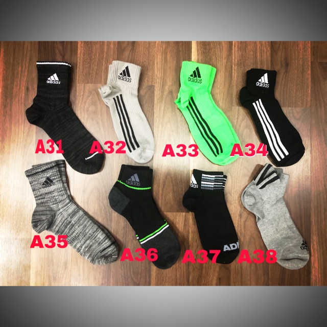 Tất Vớ Adidas Thể Thao Đa Dạng Mẫu Mã - Hàng Chuẩn Xuất Thị Trường Nhật