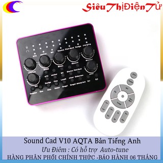 Sound card thu âm V10
