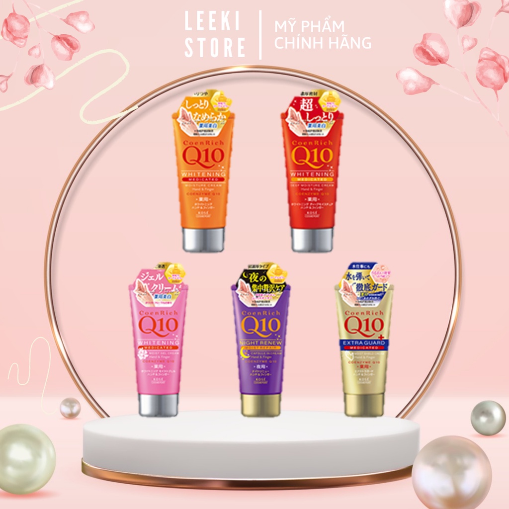Kem Dưỡng Da Tay Q10 Mềm Mịn Kose Hand Cream Nhật Bản - Tuýp 80g