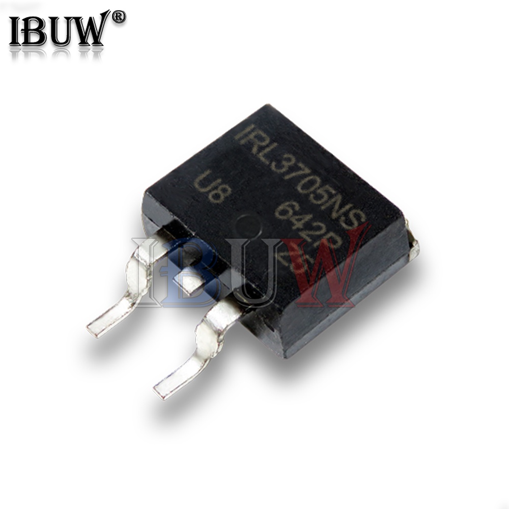 Bộ 10 Ống Pha Lê IRL3705NS TO-263 IRL3705 TO263 DIYGBA 55V 89A IRL3705NSPBF IRL3705N