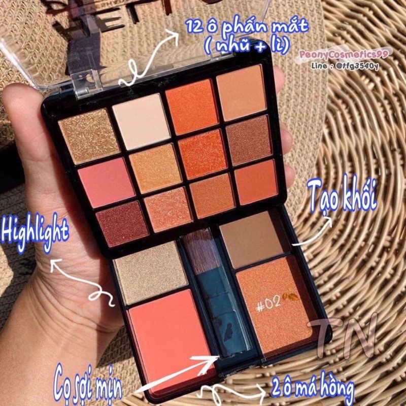 Set kit phấn mắt siva thái lan