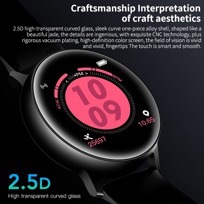 Đồng Hồ Thông Minh Vend C10 Kết Nối Bluetooth Theo Dõi Sức Khỏe Kèm Phụ Kiện