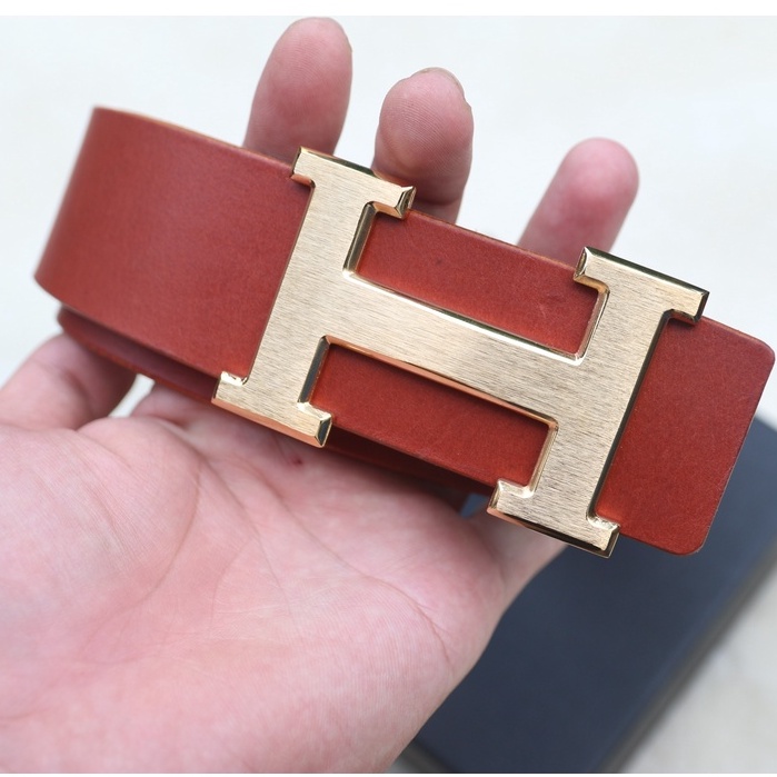 Thắt lưng da bò nguyên miếng thuộc thảo mộc handmade