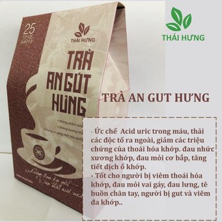 [chính hãng] 10 bịch trà an gút Thái Hưng giảm đau nhức xương khớp, thoái hóa, giảm vấn đề về gút
