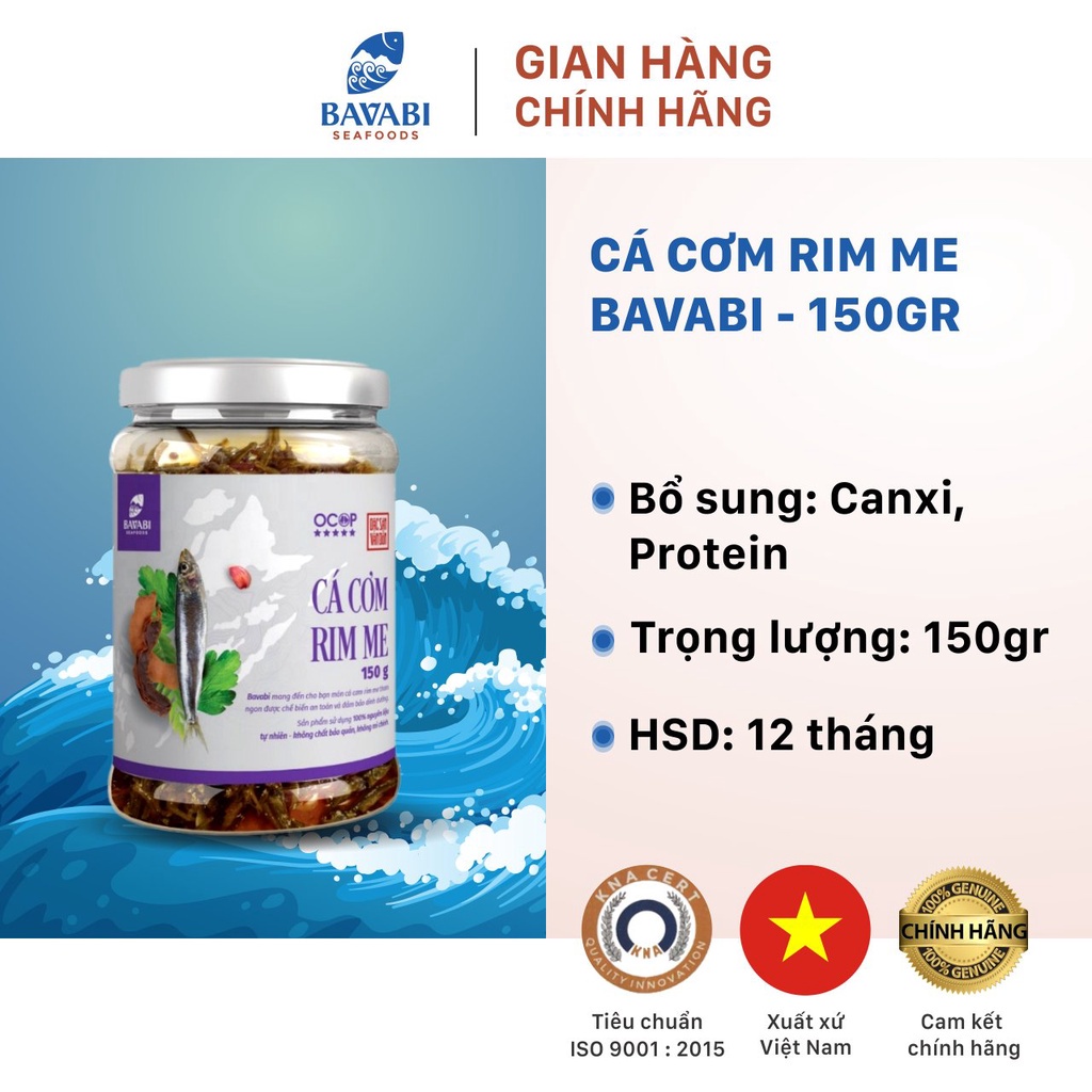 Bộ 10 Hộp Cá Cơm Rim Me BAVABI 150g Thơm Ngon Chuẩn Vị, Đồ Ăn Vặt Ngon Rẻ | Đặc Sản Quảng Ninh
