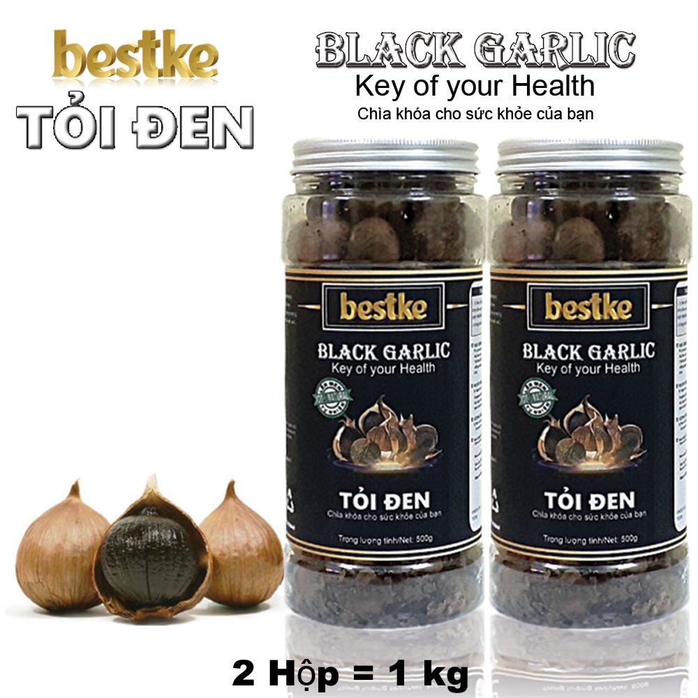 COMBO 2 HỘP = 1 KG TỎI ĐEN bestke Loại 1 cao cấp xuất khẩu, black garlic, QUÀ BIẾU RẤT Ý NGHĨA CHO NGƯỜI THÂN