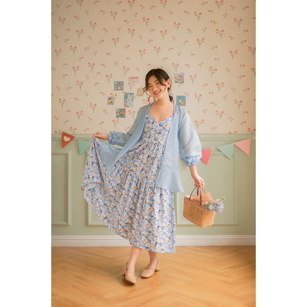 Sumire Store Đầm hai dây Hoa Cúc | BigBuy360 - bigbuy360.vn