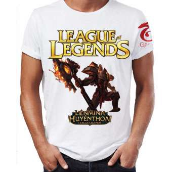 Áo thun Liên minh huyền thoại 3D Darius Skin Hiểm Họa Không Gian Chữ Vàng