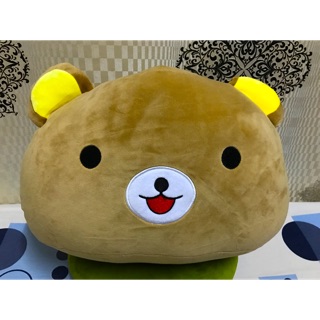 GỐI TỰA LƯNG Cao Cấp Hình Gấu KUMA,Miniso Mềm Nhũng