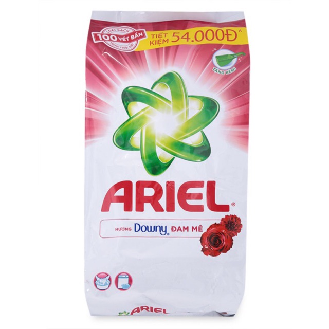 Bột Giặt Ariel Hương Đam Mê Gói 5KG mẫu mới