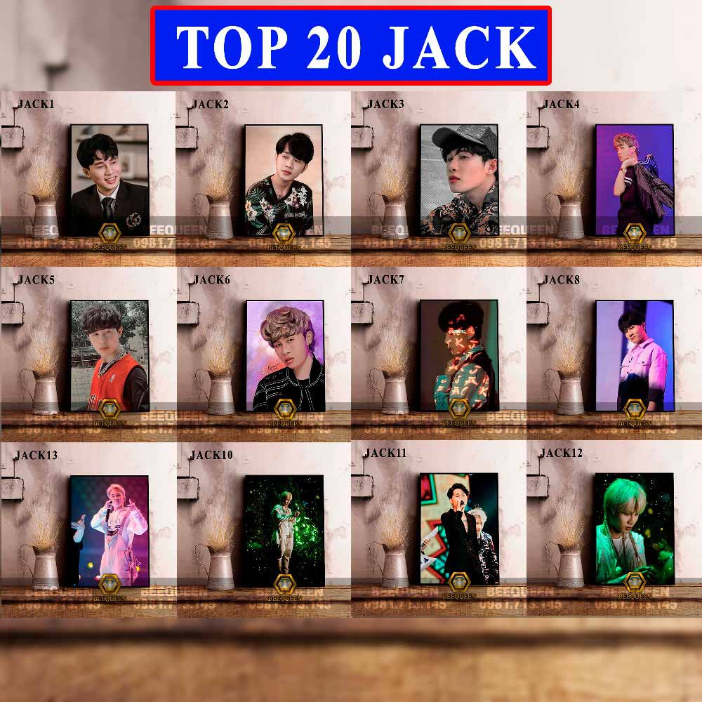 Tranh Treo Ca sĩ Jack - Album 20 lựa chọn top hot siêu nét - sản phẩm chất lượng cao