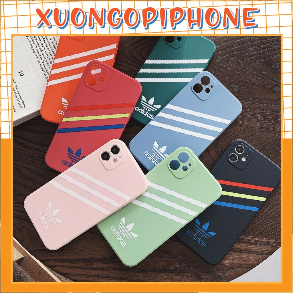 Ốp lưng IPhone cạnh vuông Adidas BVC 6/6plus/6s/6splus/7/7plus/8/8plus/x/xr/xs/11/12/13/pro/max BVC826