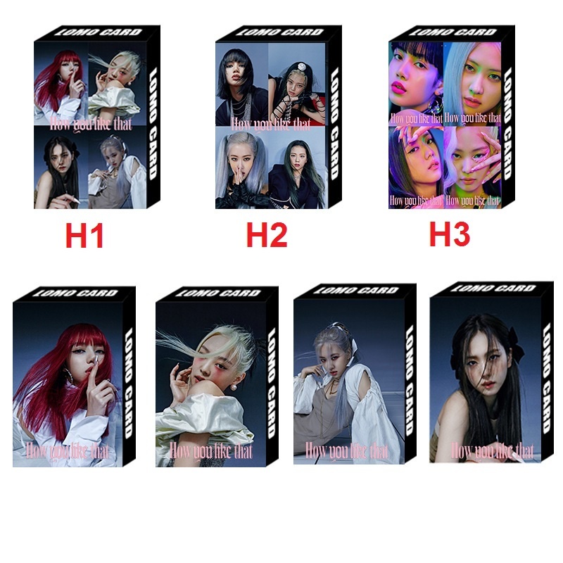 VPP209 1 hộp lomocard nhóm nhạc hoặc thành viên BlackPink ngẫu nhiên