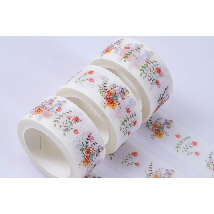 Băng dính washi tape trang trí planner, bullet journal, scrapbook WST122