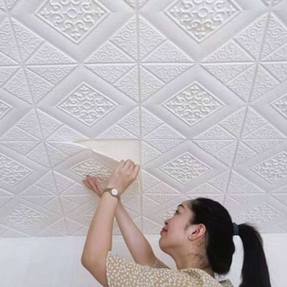 Hình nền 3D không thấm nước Xốp dán tường Hình nền trần nhà Tranh dán tường, tường xi măng, tường gỗ