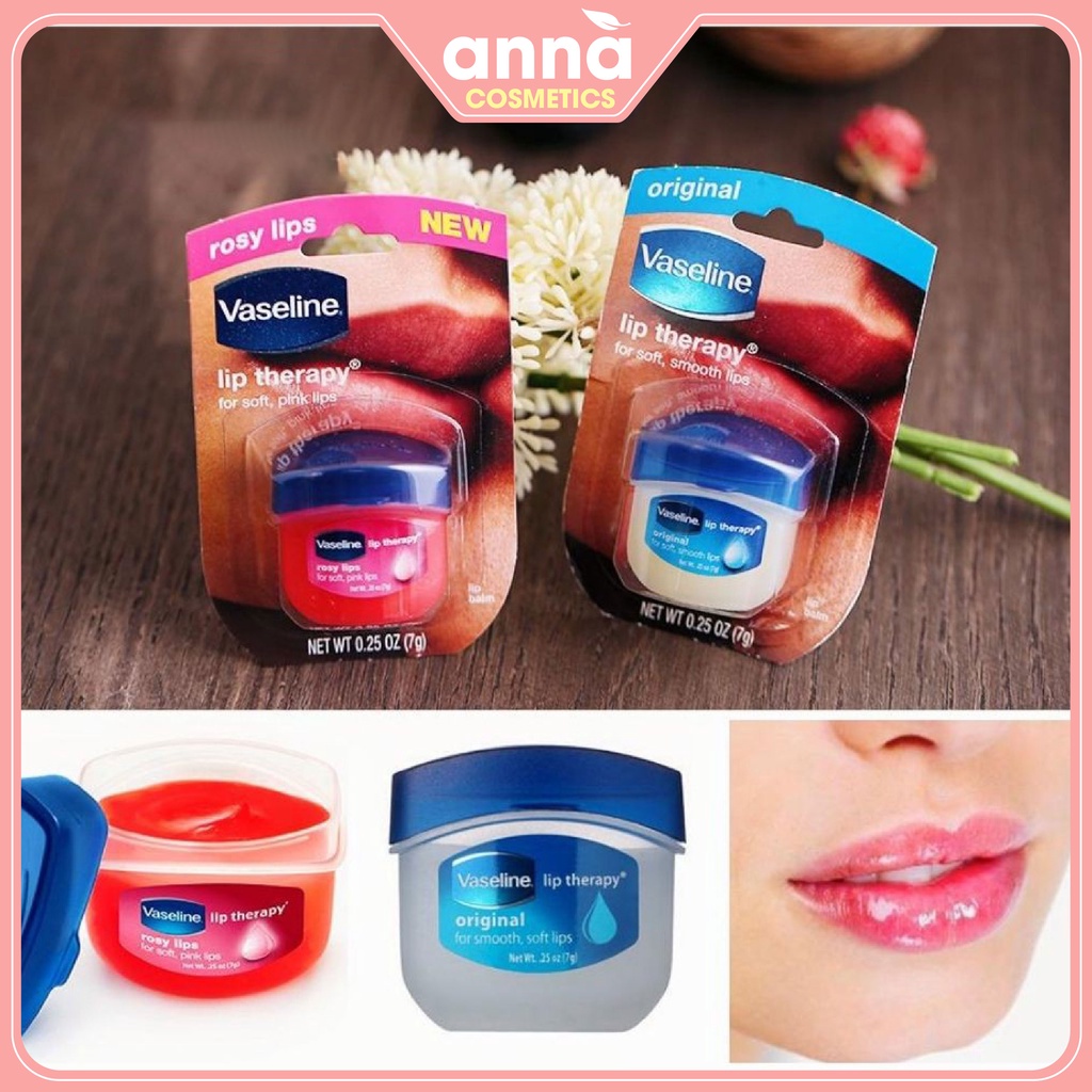Son dưỡng môi Vaseline hồng xinh Lip Therapy Rosy Lip 7g dạng sáp dưỡng môi dưỡng ẩm mềm mịn | BigBuy360 - bigbuy360.vn