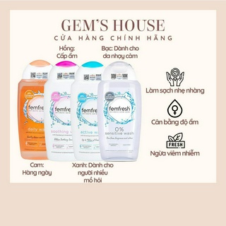Dung dịch vệ sinh phụ nữ femfresh 250ml