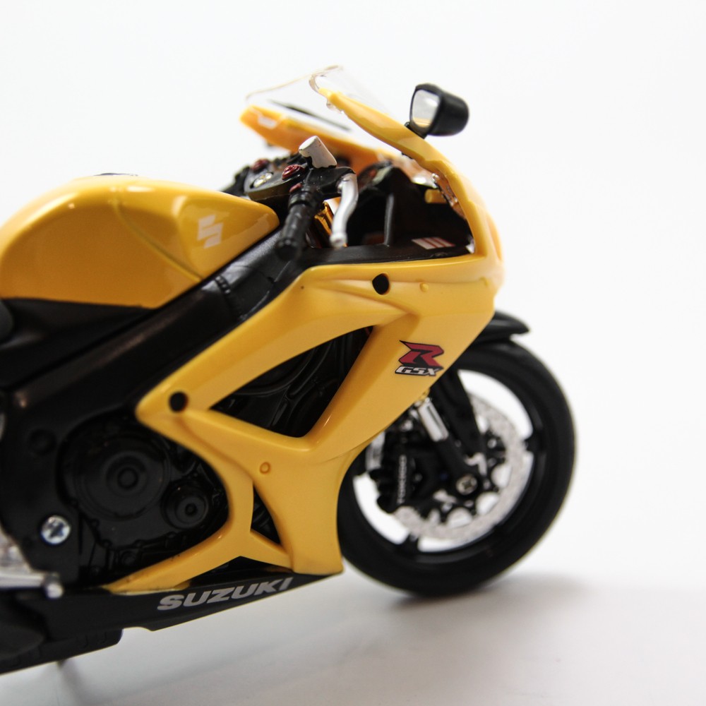 MÔ HÌNH XE SUZUKI GSX R600 YELLOW 1:12 MAISTO MH-31101(20-06183)