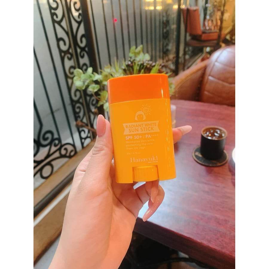 Kem chống nắng dạng thỏi trắng da Hanayuki Radiant White Sun Stick Korea SPF 50++++ Chính hãng 100% | BigBuy360 - bigbuy360.vn