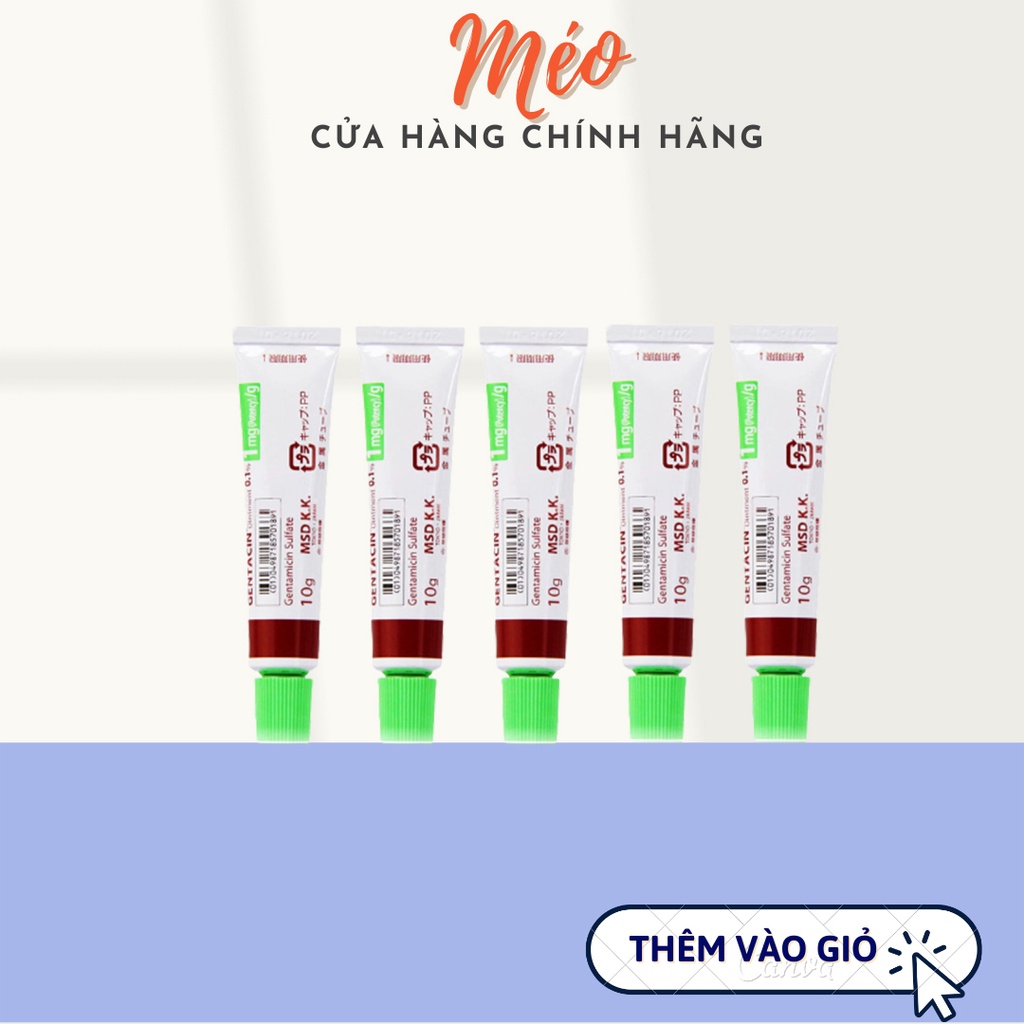 [HÀNG CHUẨN] Kem mờ sẹo Nhật Gentacin 10g_Tạm biệt những vết sẹo xấu xí