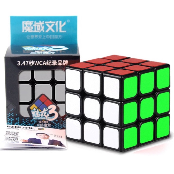 Rubik 3x3 MoYu MeiLong 3 / 3C Stickerless MofangJaoshi / Rubik's Cube 3 Tầng