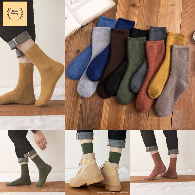 Tất cao cổ lót nỉ NAM/NỮ siêu dày, siêu ấm phong các unisex T/153
