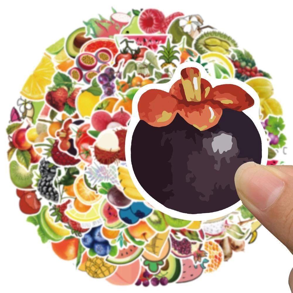 Miếng Dán Trang Trí Laptop / Ván Trượt / Notebook Hình Trái Cây Hoạt Hình Kiểu