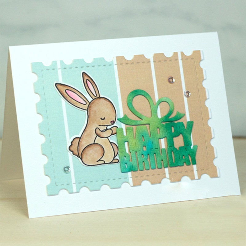 Khuôn Cắt Giấy Kim Loại Hình Chữ Happy Birthday