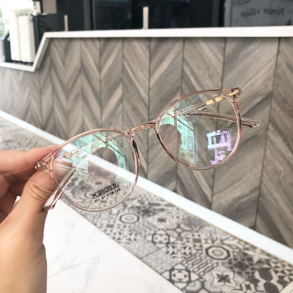Gọng Kính Cận Nam Nữ Nhựa Dẻo Tròn To phụ kiện thời trang Lani 513 - Lắp Kính Mắt Theo Yêu Cầu | BigBuy360 - bigbuy360.vn