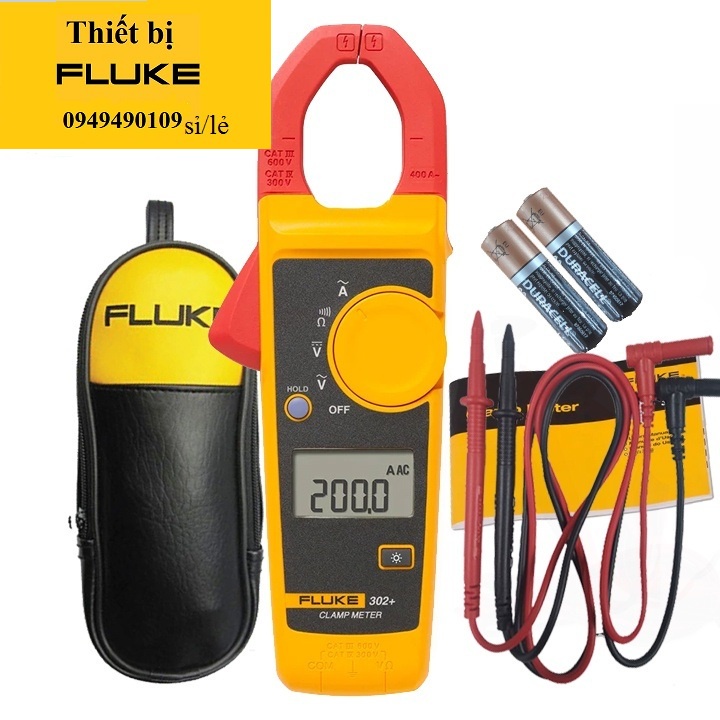 Ampe kìm Fluke 302+ Dây TAIWAN