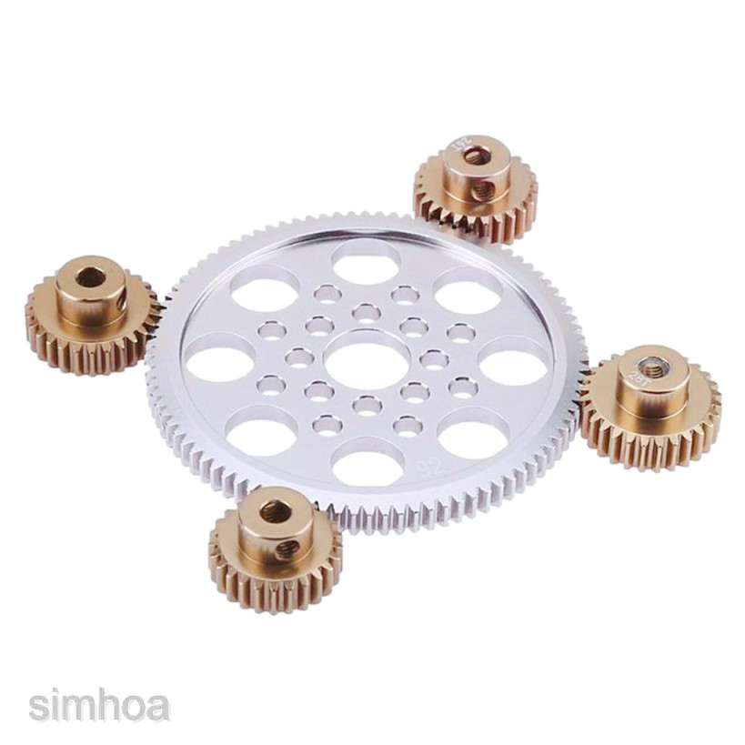 Bánh Răng Kim Loại Pinion 21T Cho Xe Hơi Điều Khiển Từ Xa 1 / 10